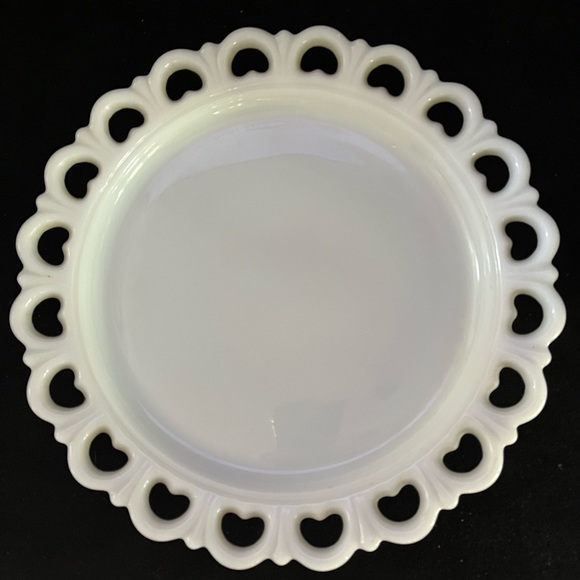 Milk Glass Dining Anchor Hocking Vintage Milk Glass Serving Tray